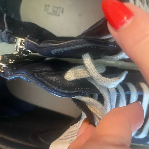 Golden Goose slide.Blue denim and leather white star.Size 37. = 7 in women - Picture 6 of 10